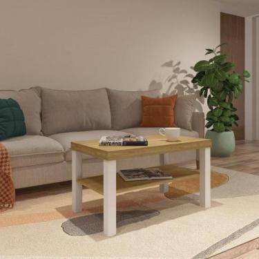 Imagem de Mesa de Centro UP Artely, Carvalho/Off White