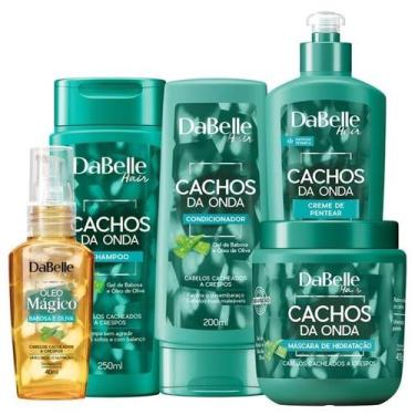 Imagem de Dabelle Babosa Óleo de Oliva Cachos da Onda Tratamento Cabelos Cachead