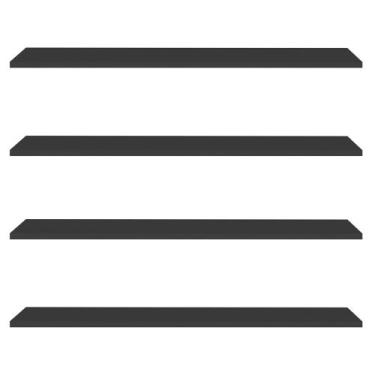 Imagem de Prateleira Flutuante de Quarto Infantil Kit 4 Suporte Invisível 68cm Y