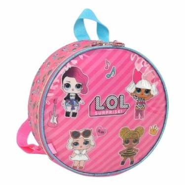 Imagem de Lancheira Térmica Infantil Redonda Lol Luxcel Rosa