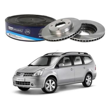 Imagem de Par Disco Freio Dianteiro Mds Grand Livina 1.8 2009 A 2014