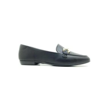 Imagem de Sapato Feminino Mocassim Loafer Santinelli Preto, Mestiço preto, 35
