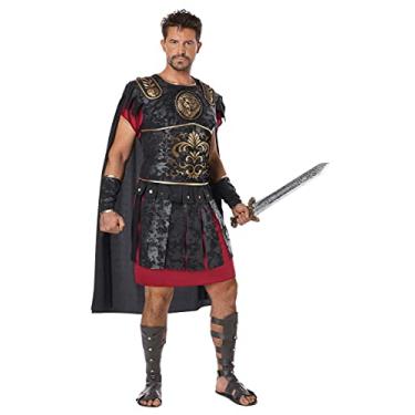 Imagem de California Costumes guerreiro romano masculino, Multicolorido, Large (42-44" chest)