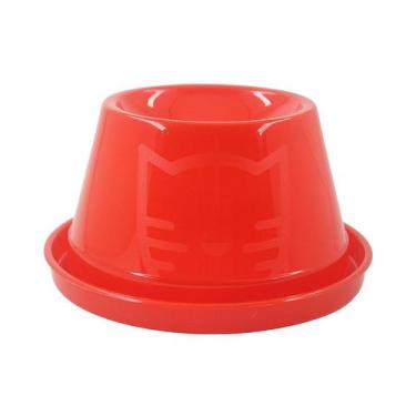 Imagem de Comedouro para Gatos Ergogato Lilopety 150ml - Vermelho