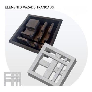 Imagem de Elemento Vazado Cobogó trançado 30x30x9 Cm - Gme Formas