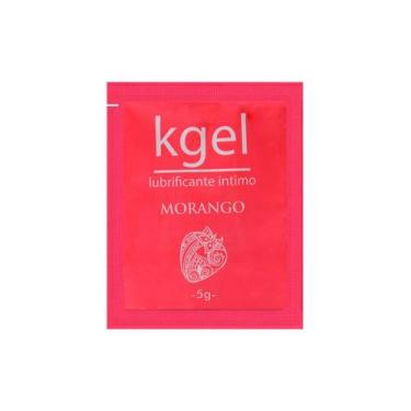 Imagem de KIT 3 Sache Lubrificante 5g K GEL, MORANGO