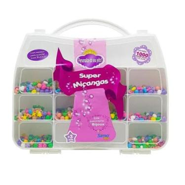 Imagem de Kit Miçanga Infantil Para Pulseira Com 1000 Peças Simo Toys
