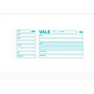 Imagem de Impresso Vale com Canhoto 100fls pct c/20. - Tilibra