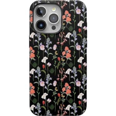 Imagem de Casely Capa para iPhone 15 Pro Max | Jardim Secreto | Floral Misto | Capa ousada | Compatível com MagSafe e Botão de Ação