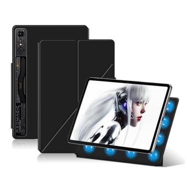 Imagem de Suttkue Capa para tablet Red Magic Nova, capa de magnetismo de alta qualidade, leve, transformável em três dobras, resistente a arranhões, capa preta para Red Magic Nova 10,9 polegadas