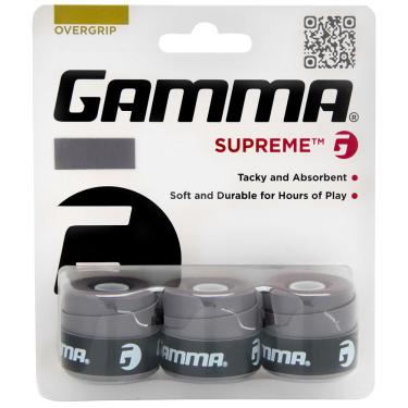 Imagem de Overgrip Gamma Supreme com 03 Unidades Cinza