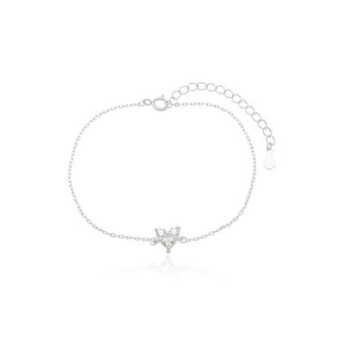 Imagem de Pulseira Minimalista Três pontos de Luz Prata 925 - Atraktiva Joias, C