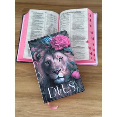 Imagem de Bíblia NVI leão Deus pai  Com índice Letras grandes - CPP