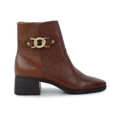Imagem de Bota Feminina Pegada Cano Baixo Marrom Terracota - 282307-Feminino