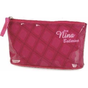 Imagem de Estojo Escolar  Nina Bailarina - Luxcel - Ei31046na, Roxo