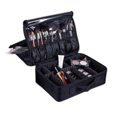 Imagem de Maleta De Maquiagem P/g Viagem Profissional Mochila - oem, G
