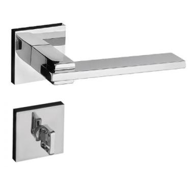 Imagem de Fechadura Nina Cromada Brilhante Banheiro Pado 221-55mm