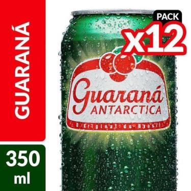 Imagem de Refrigerante Guaraná Antarctica Lata 350 ml Embalagem com 12 Unidades 