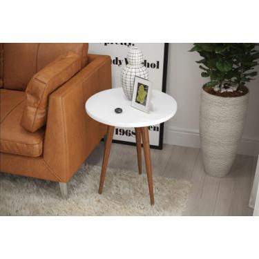 Imagem de Mesa de Apoio Legs Branco - Patrimar Móveis
