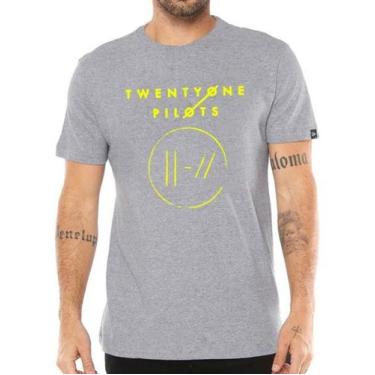 Imagem de Camisa Masculina Twenty One Pilots 21 Lançamento 100% Algodão - SEMPRE