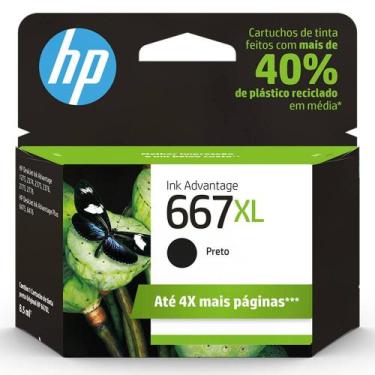 Imagem de Cartucho HP 667XL Advantage 3YM81AL Preto