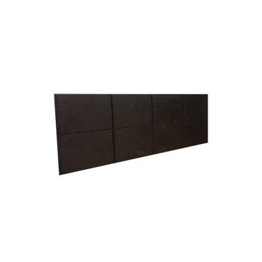 Imagem de Cabeceira Estofada Queen 8 Blocos Não é Segredo Suede Amassado Marrom Escuro 160x60