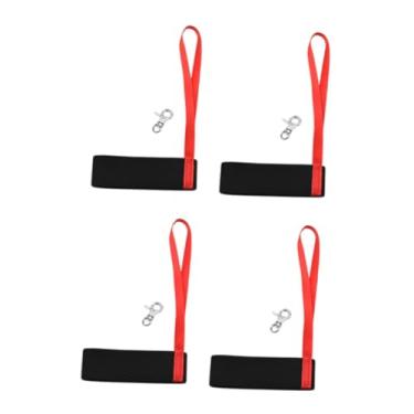 Imagem de Deevoka 4Pcs Sport Glove Straps Ski Accessories com botões de metal Luva Leash Wrist Straps Ski Luva Algemas para montanhismo, Homens