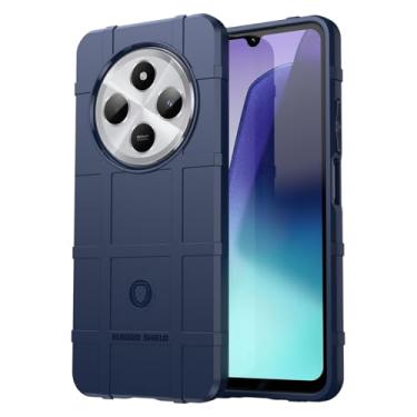 Imagem de Zoeirc Capa para Redmi 14C, para Redmi 14R/Poco C75 2411DRN47C, capa de TPU resistente à prova de choque de grau militar e capa de proteção de lente de câmera para celular Xiaomi Redmi 14C azul