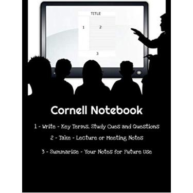 Imagem de Cornell Notebook: 8.5 x 11 Student notebook, For Meetings and Lectures, 120 pages, For Note Taking