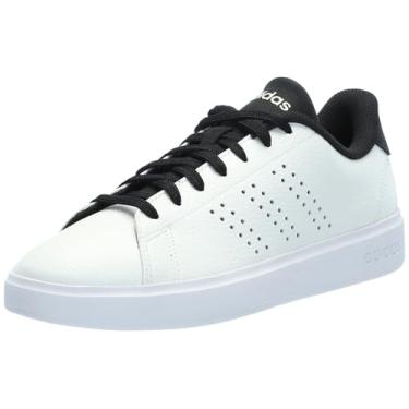 Imagem de adidas Tênis masculino Advantage 2.0, Branco/Preto/Preto, 7