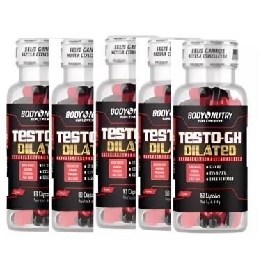 Imagem de Kit 5x Dilated 120 cápsulas com Boro, Arginina + Vitaminas e Minerais 60 cáps-Unissex