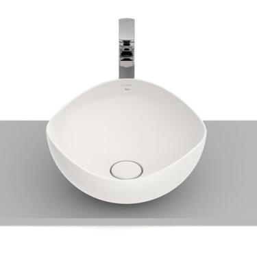 Imagem de Kit 2 Cubas de Apoio 37,5x37,5cm Ruy Ohtake Roca Bege