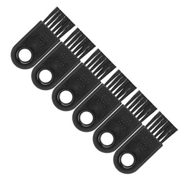 Imagem de Escova de Limpeza de Barbeador Elétrico, Pincel de Aparador Anti -lip, Escova de Barbear, Resistência à Alta Temperatura, Durável, Pacote de 6, Com Design Ergonômico, para