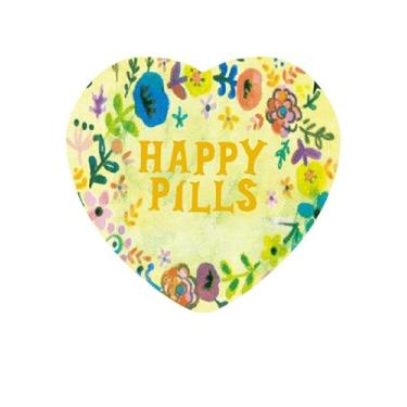 Imagem de Ankaful Organizador de pílulas de metal vintage, retrô, portátil, compacto, estojo de pílulas fofo para bolsa/bolso para guardar vitaminas/Tylenol/suplementos/óleo de peixe/remédios/comprimido