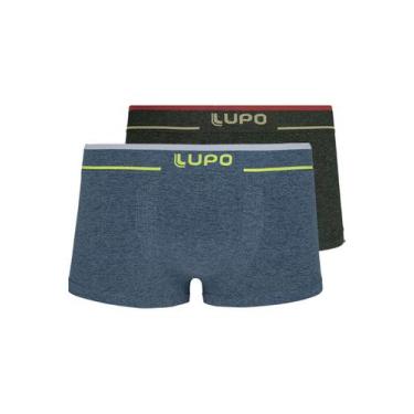 Imagem de Kit com 2 Cuecas Sunga Lupo 526-001 Colorido, Azul, M
