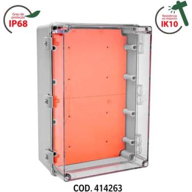 Imagem de Quadro Comando Rohdbox Completo Ip68 Tranparente 450X300X200 888266 - 