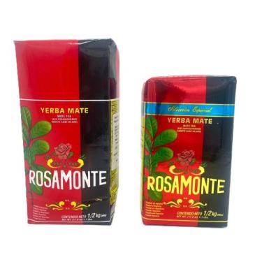 Imagem de Kit 2 Erva Mate Rosamonte(Tradicional e Especial 500g)