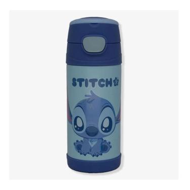 Imagem de Garrafa Termica Stitch com Alça De Mão Zona Criativa 350 ml 