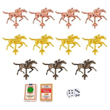 Imagem de Metal Horses para o jogo de tabuleiro de corrida de cavalos Saberoll 11 Horses