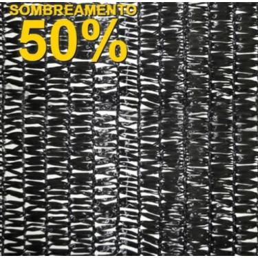 Imagem de Tela sombrite 50% Horta Sementes 2x1,5 Bainha e Ilhós - Citropack