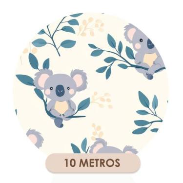 Imagem de Papel de Parede Adesivo Infantil Coala Decoração Quarto - DELIQUADROS,