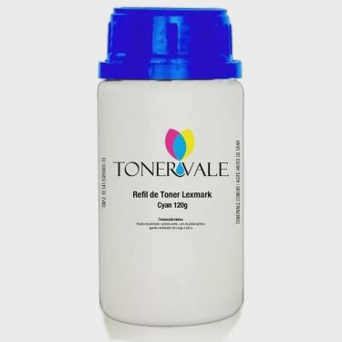 Imagem de Toner Refil TankFull Para Lexmark C500S2CG Ciano C500, C500N, X500, X500N de 120gr