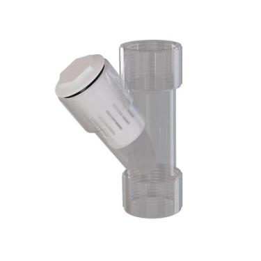 Imagem de Junção Filtro Y Conexão Roscável Pvc Cristal 3/4'' Estrela