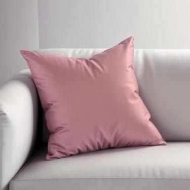 Imagem de Capa Almofada Veludo Suede Sofa Decorativa 45x45 Rosa