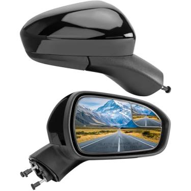 Imagem de LOIYLLEN Substituição do espelho retrovisor do lado direito do passageiro para Ford Fusion 2016 2017 2018 2019 2020 2021 2022- espelhos retrovisores com 3 pinos, ajuste elétrico, preto