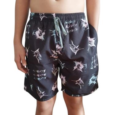 Imagem de Shorts Volley Masculino Nicoboco Acari Preto 44708