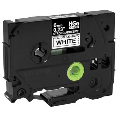 Imagem de Fita adesiva Brother Black on White Extra-Strength HGES2115PK