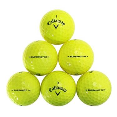 Imagem de Yellow Bolas de golfe de boa qualidade com mistura de marca premium (pacote com 96), amarelas - a embalagem pode variar