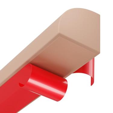 Imagem de Moldagem flexível de um quarto redondo, descasque e cole, acabamento de moldagem de canto, moldagem de borda de borracha impermeável acabamento quadrilateral para bancadas de canto de parede, 0,7 ×