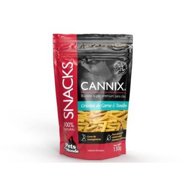 Imagem de PETISCO NATURAL PARA CÃES GRISSINI CARNE E TOMILHO CANNIX 130g - PETS 